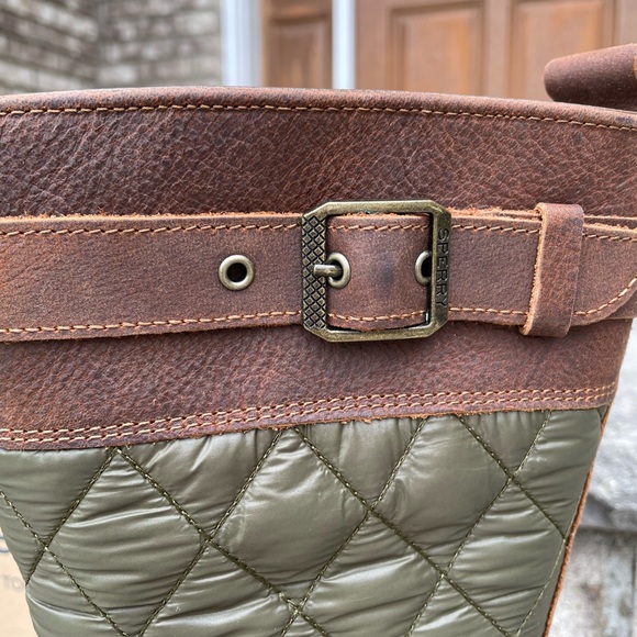 SPERRY SALTWATER TALL BUCKLE NYLON QUILT 7 Women's Outdoor Boot - Picture 6 of 11